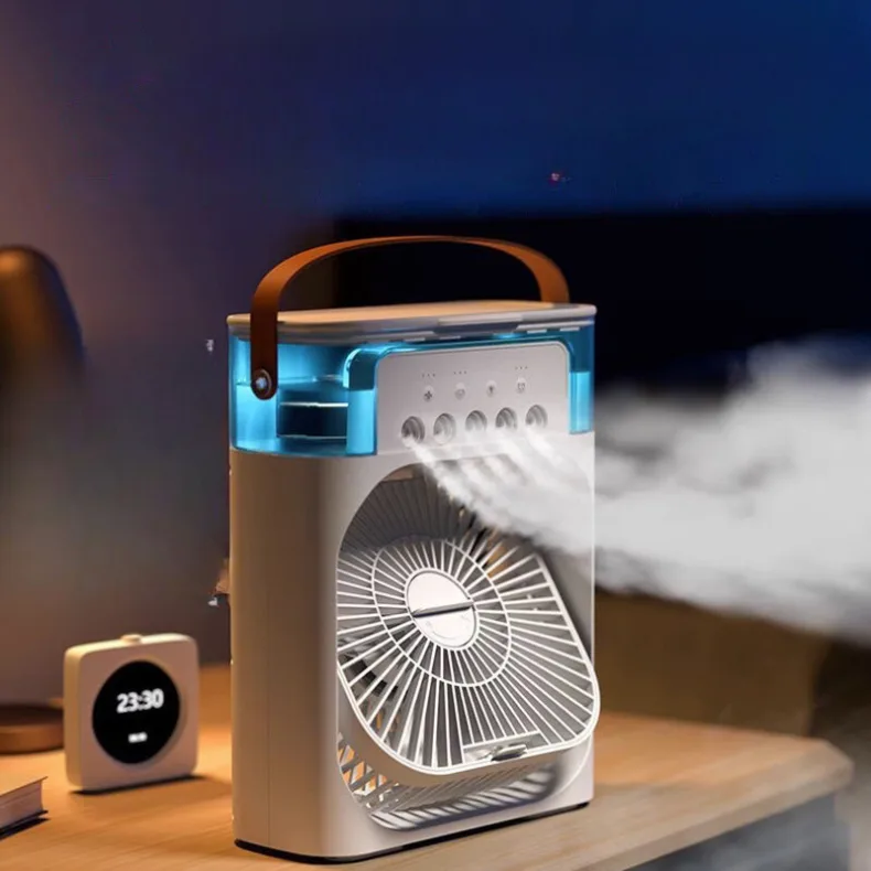 Mini ventilador e umidificador portátil USB