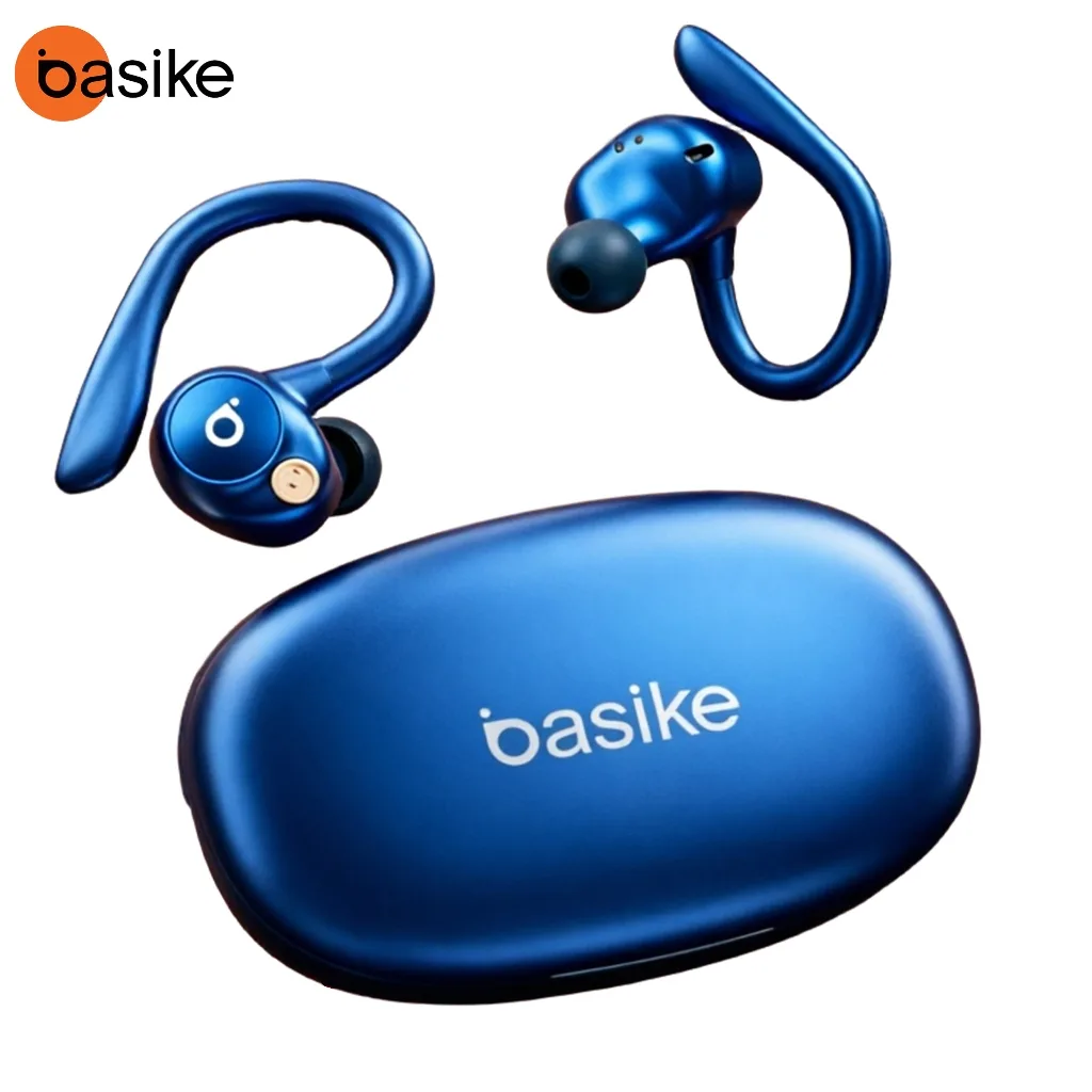Fone Bluetooth Basike com ganchos de orelha