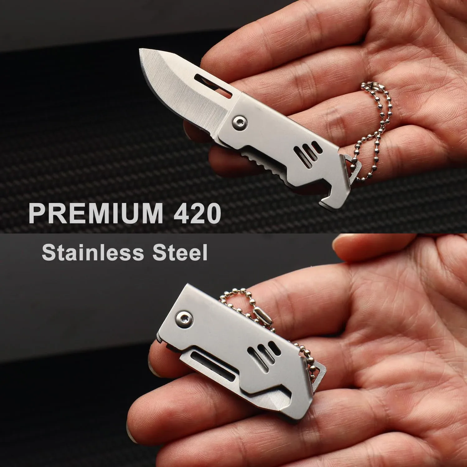 Ferramenta EDC portátil de aço inoxidável