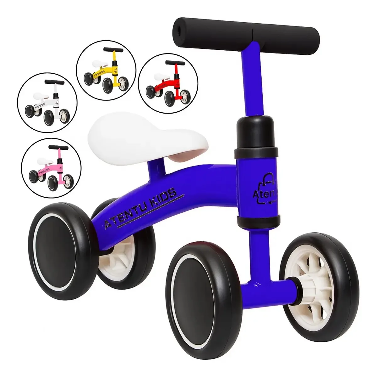Bicicleta infantil de equilíbrio azul