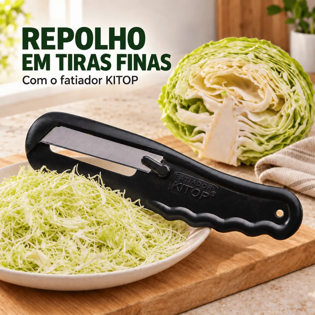 Fatiador Kitop para couve e repolho