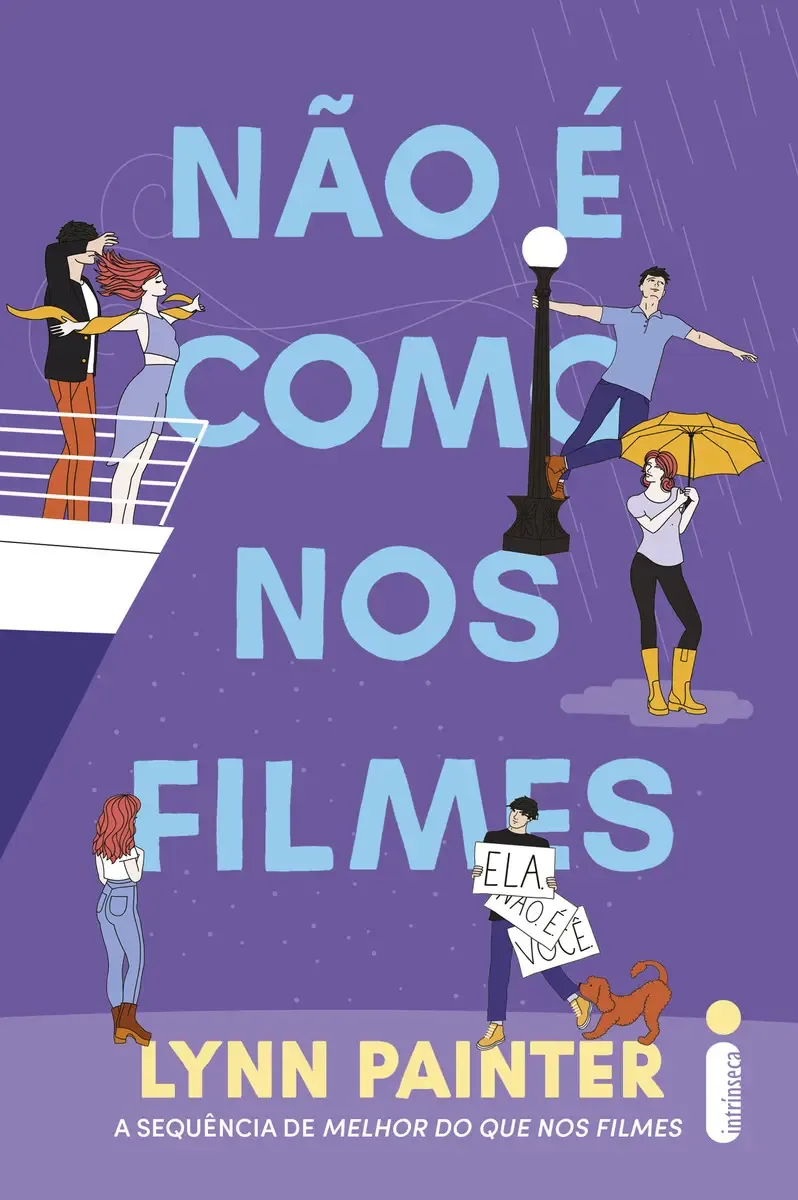 Livro Não é como nos filmes de Lynn Painter