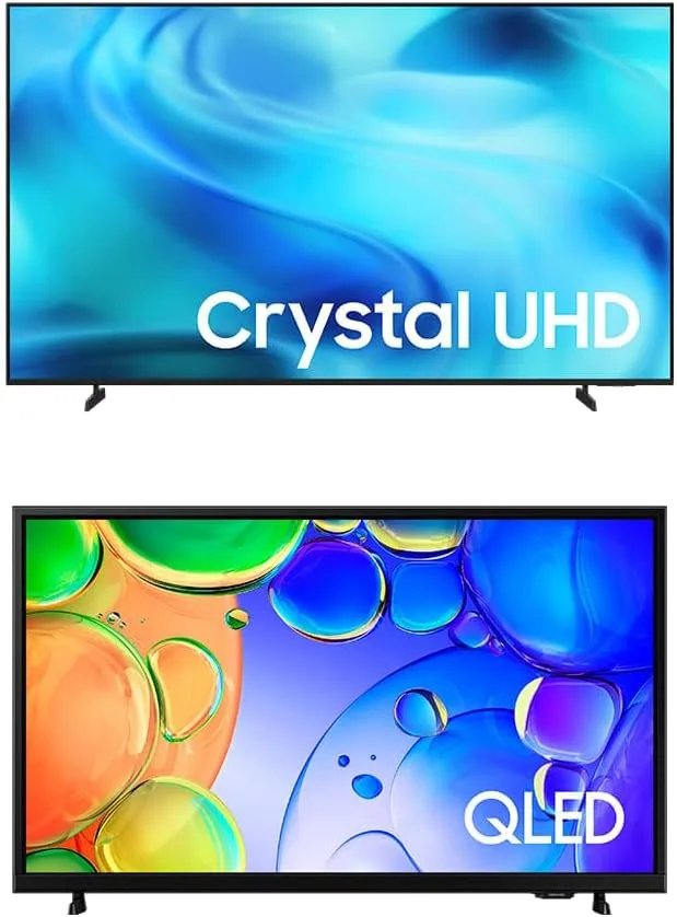 Combo Samsung com Smart TVs de 70 e 43 polegadas