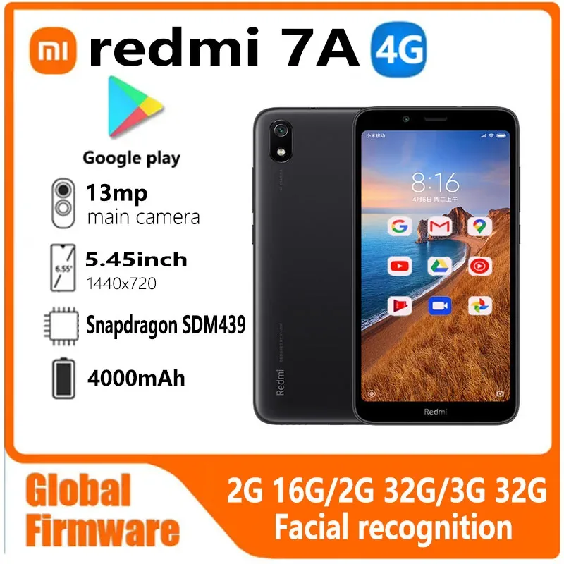 Smartphone Xiaomi Redmi 7A usado com 4G