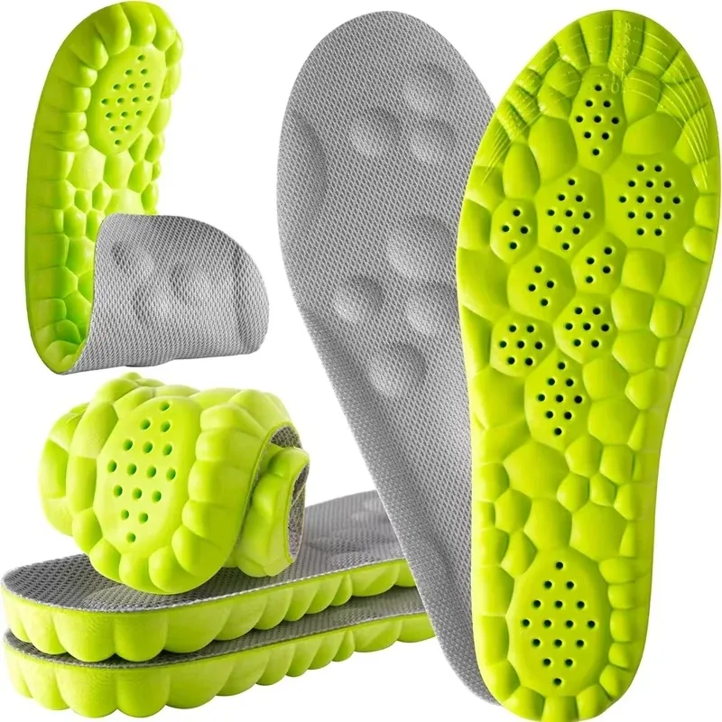 Palmilhas esportivas 4D para corrida