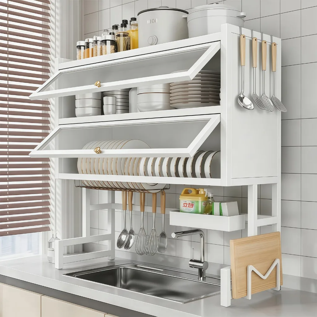 Escorredor de Louça 65/85/105cm Cozinha Suspensa