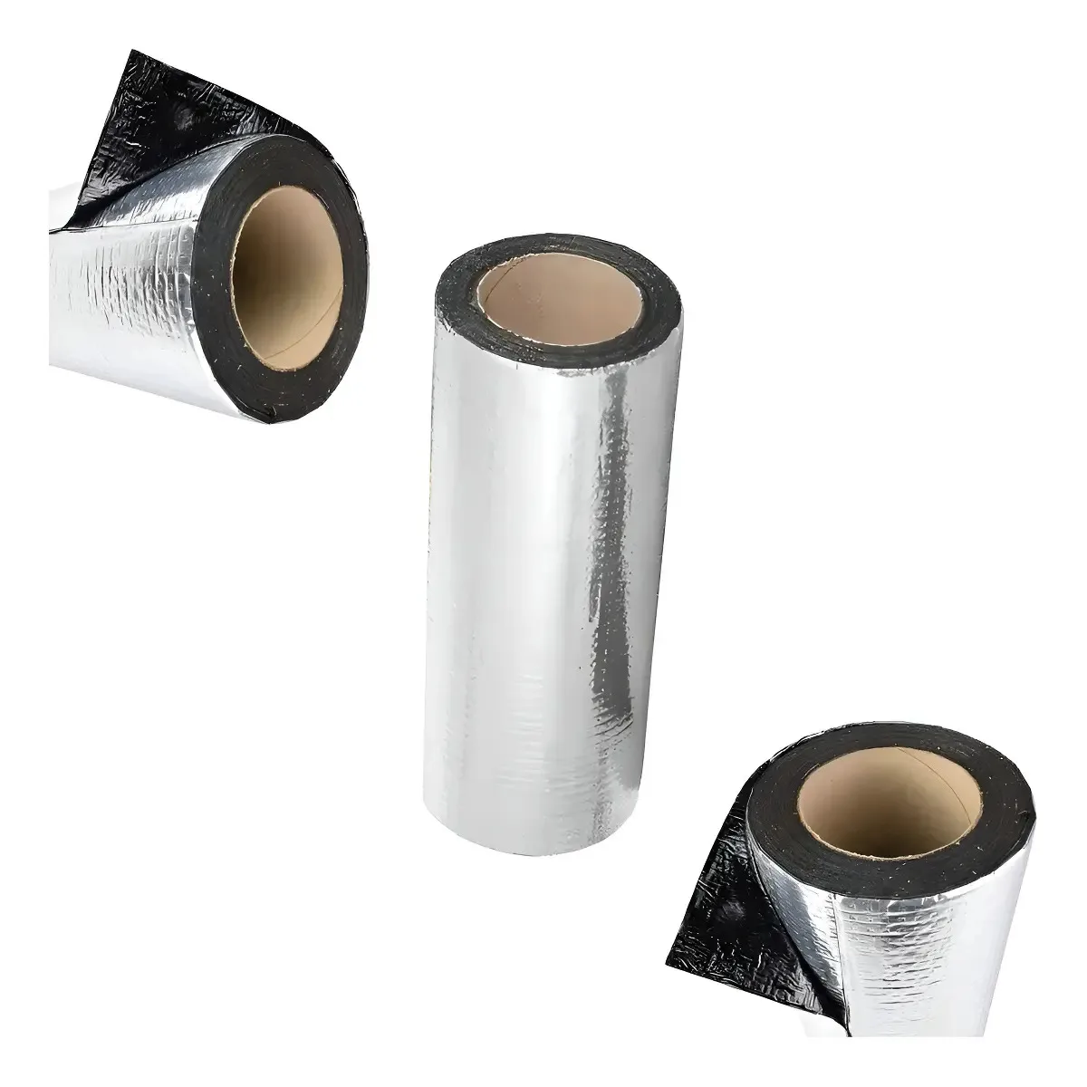 Manta asfáltica aluminizada autoadesiva para telhado