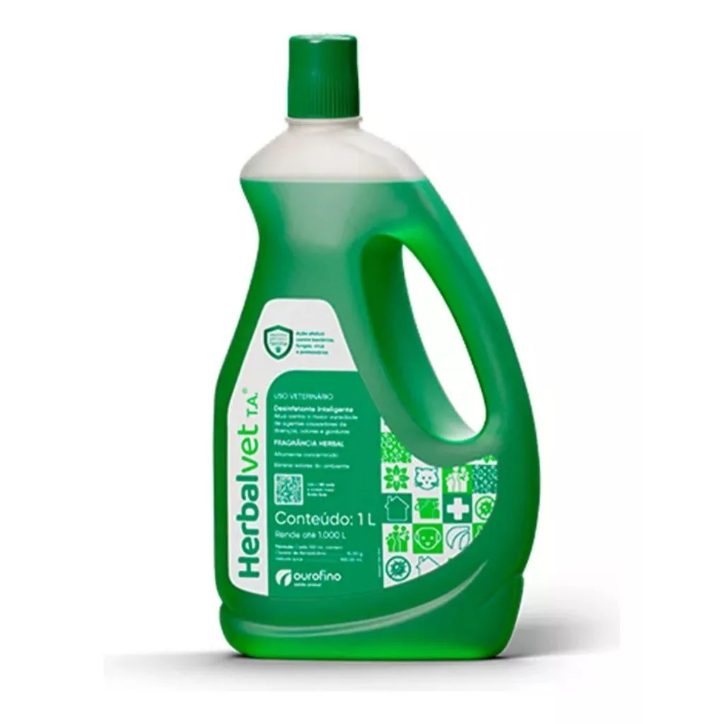 Desinfetante Herbalvet bactericida concentrado de 1 litro