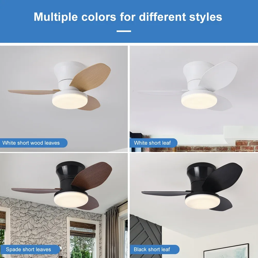 Ventilador de teto com iluminação decorativa