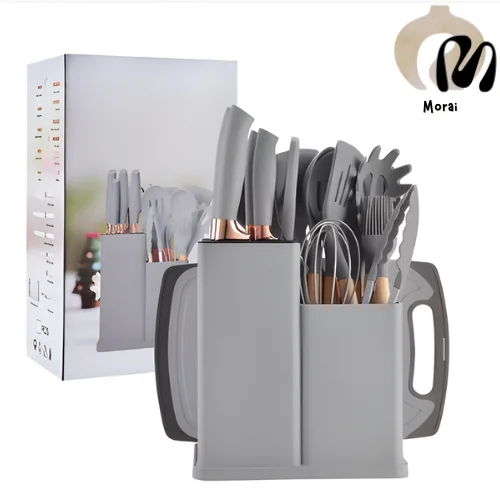 Kit Utensílios de Cozinha 19 Peças