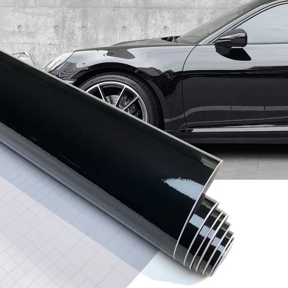 Adesivo automotivo vinílico preto para capô