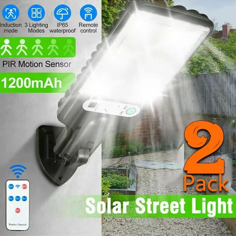 Luminária solar para jardim com sensor de movimento
