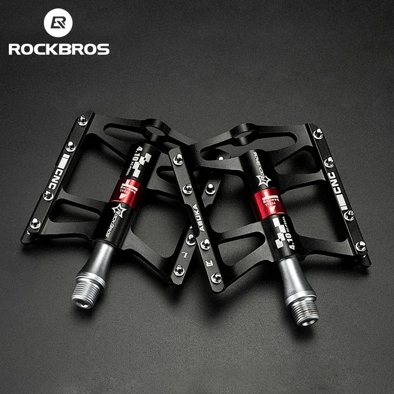Pedais Rockbros para mountain bike em alumínio