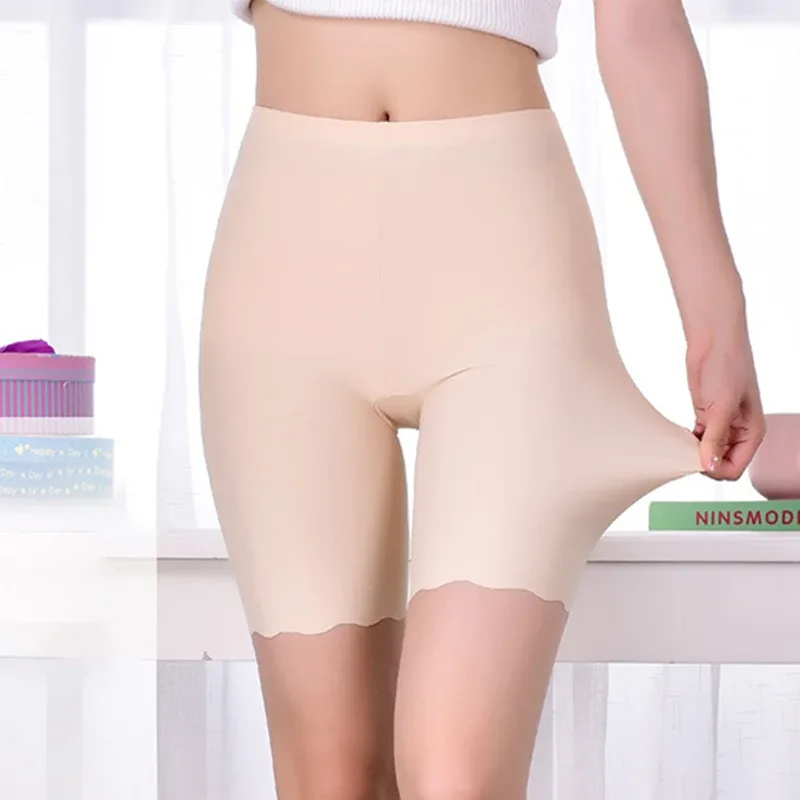 Short feminino de segurança sem costura plus size