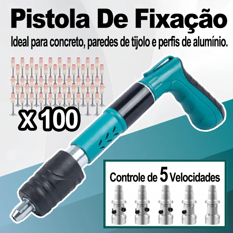 Ferramenta manual para fixação em concreto