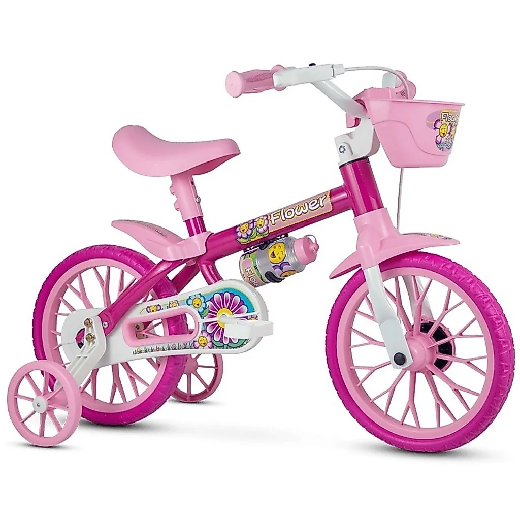 Bicicleta infantil Nathor aro 12 com rodinhas
