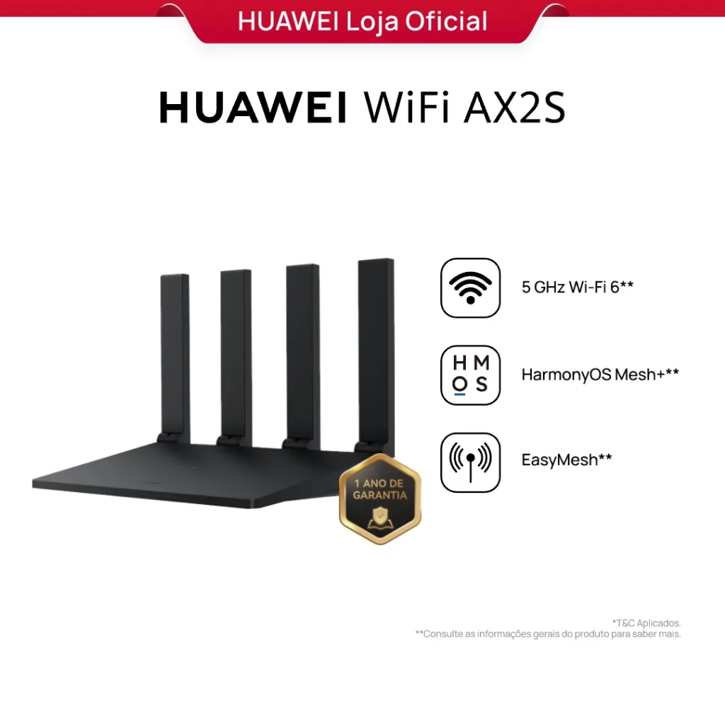 Roteador Huawei WiFi AX2S WS7000 V2