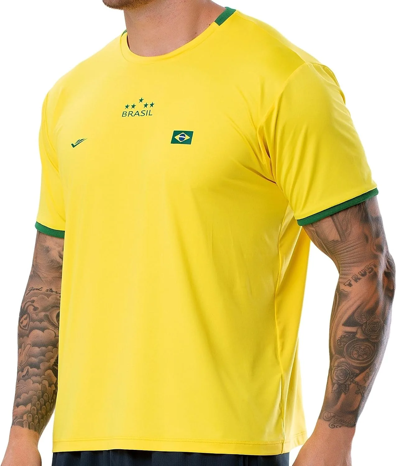 Camiseta do Brasil com proteção UV