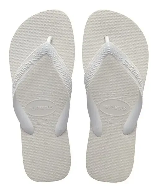 Chinelo Havaianas liso branco