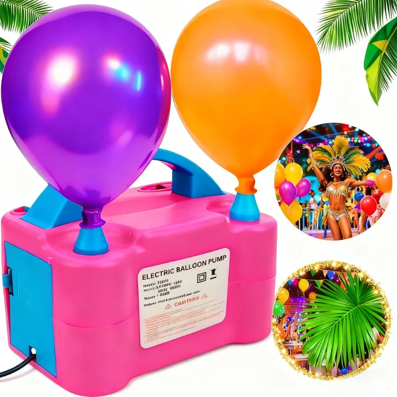 Inflador Elétrico de Balões Bexigas 110v/220v Festa Ornamentação Bomba de Encher Bola de Festas