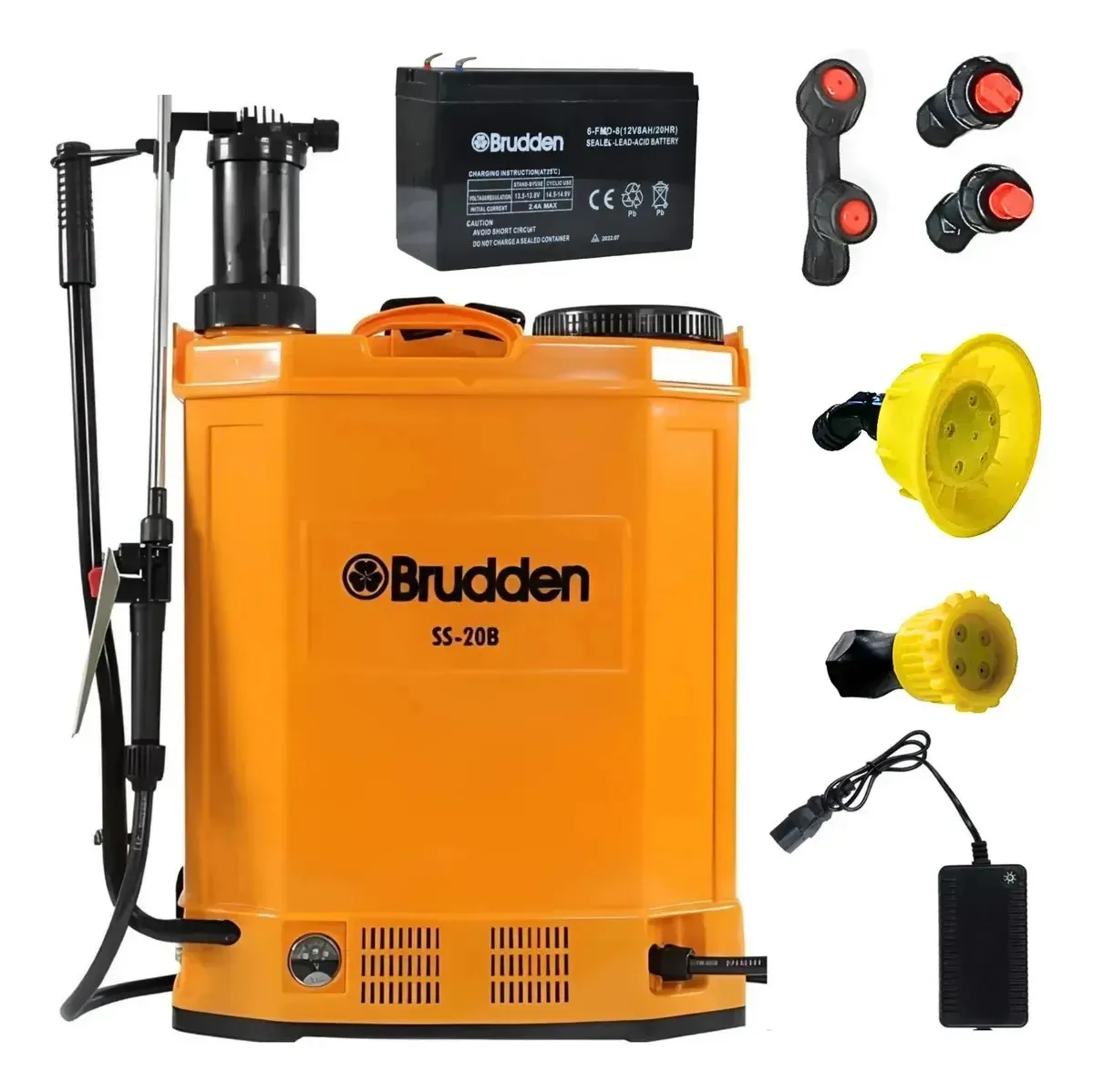 Pulverizador elétrico costal Brudden SS20B de 20 litros