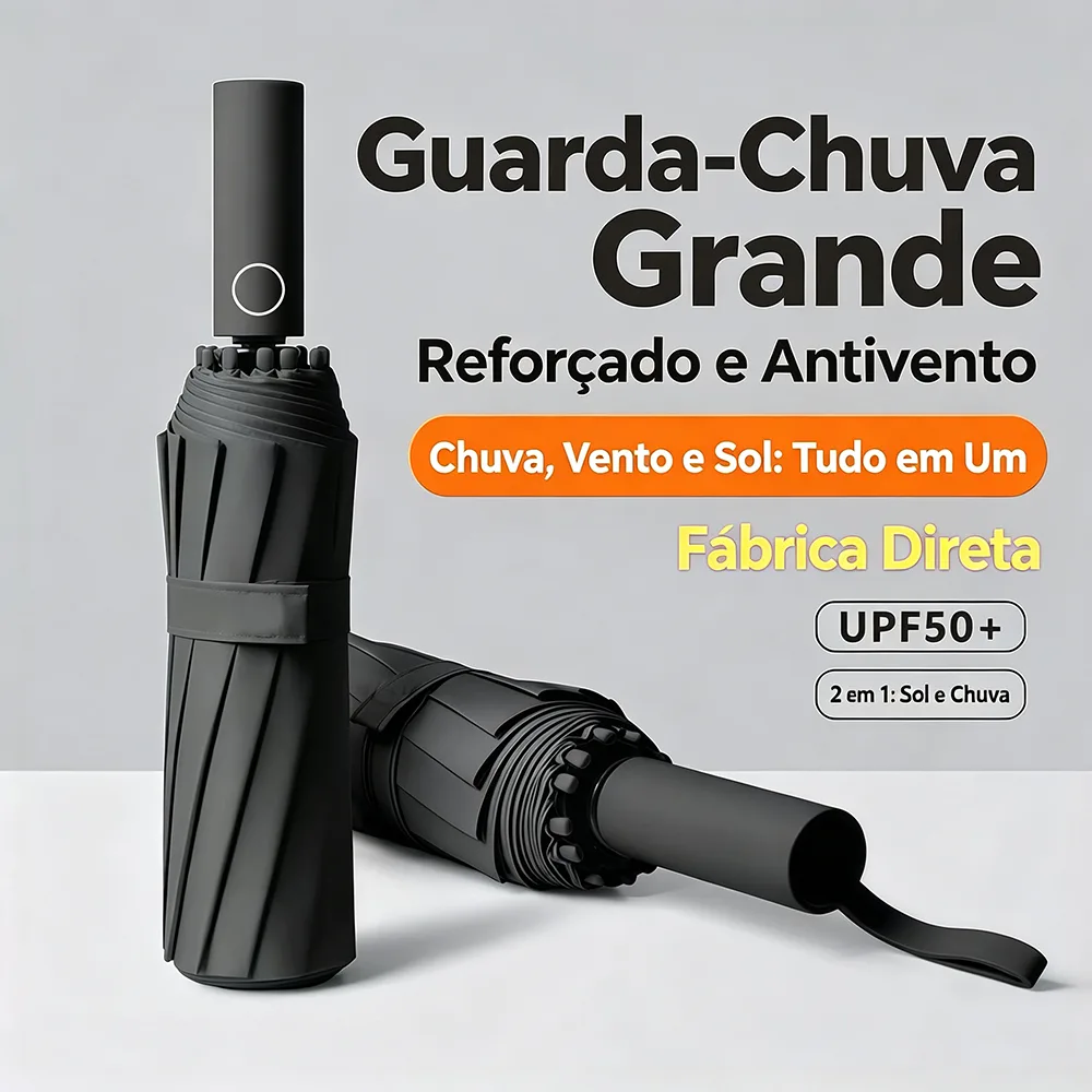 Guarda-chuva automático dobrável