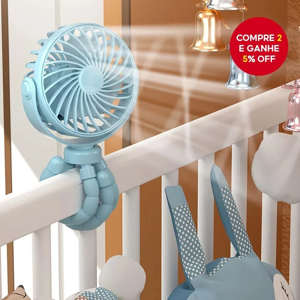 Ventilador portátil Minifan USB com tripé