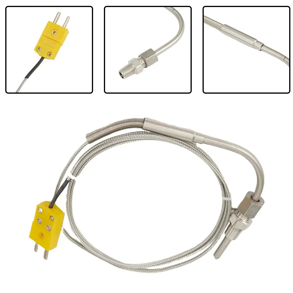 Sensor de temperatura tipo K com sonda de aço inoxidável