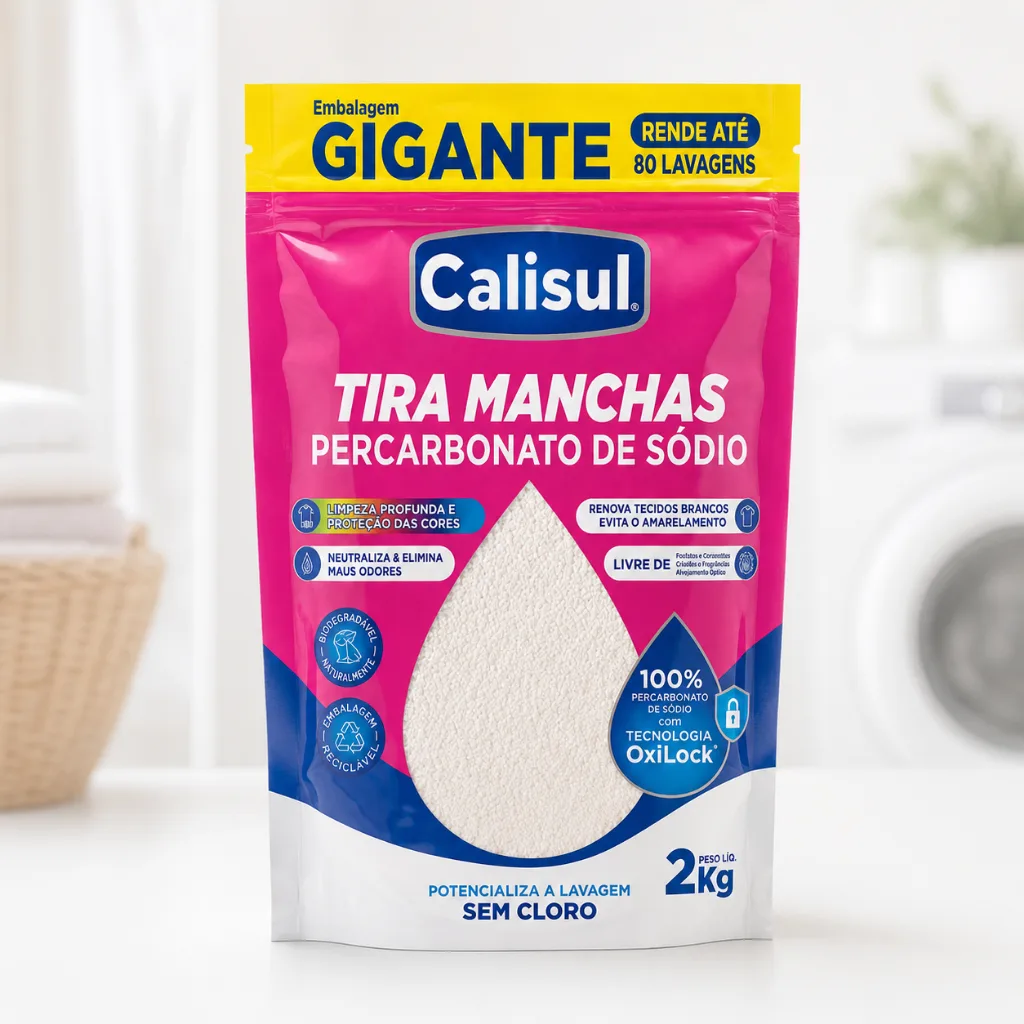 Percarbonato de sódio Calisul puro granulado de 2 kg