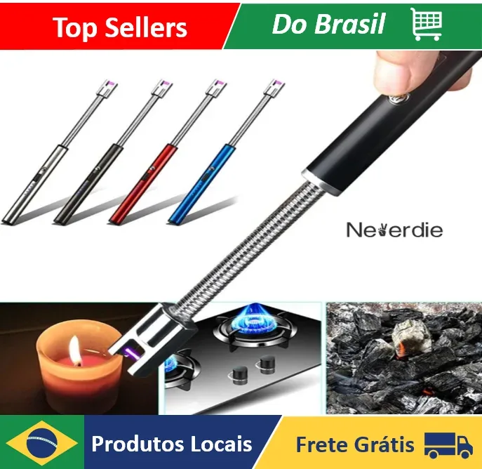 Acendedor elétrico recarregável