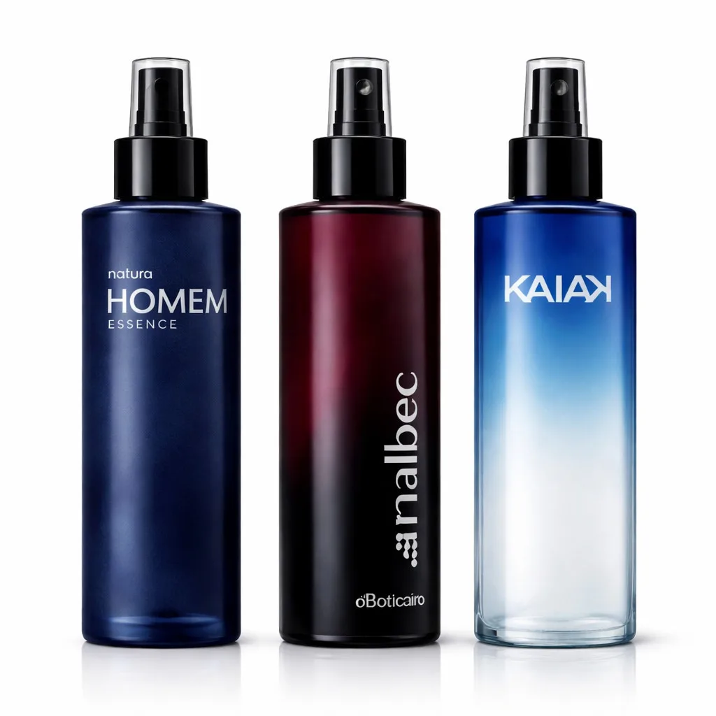 Kit de body splash masculino Malbec Kaiak