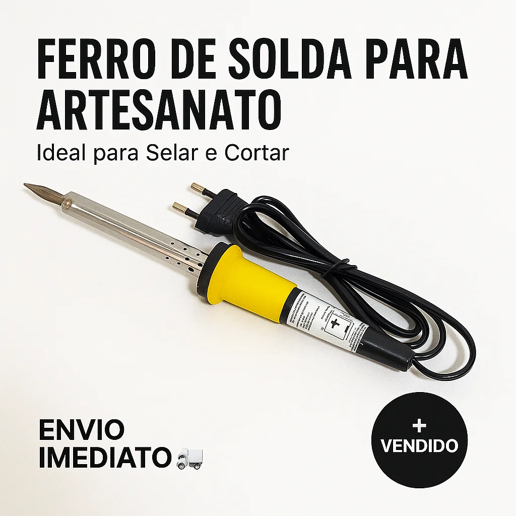 Ferro de solda profissional para artesanato