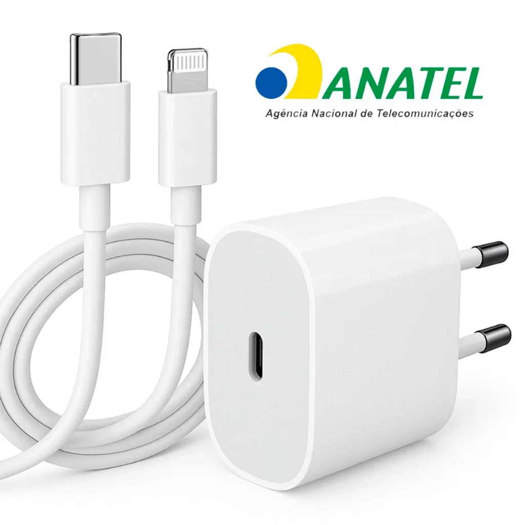 Carregador rápido compatível com iPhone de 20 W