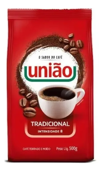 Café torrado e moído União tradicional de 500 g