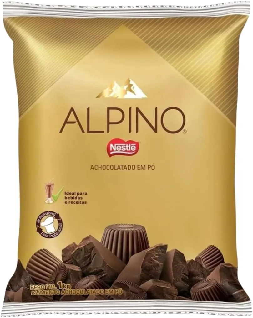 Achocolatado Alpino em pó de 1 kg