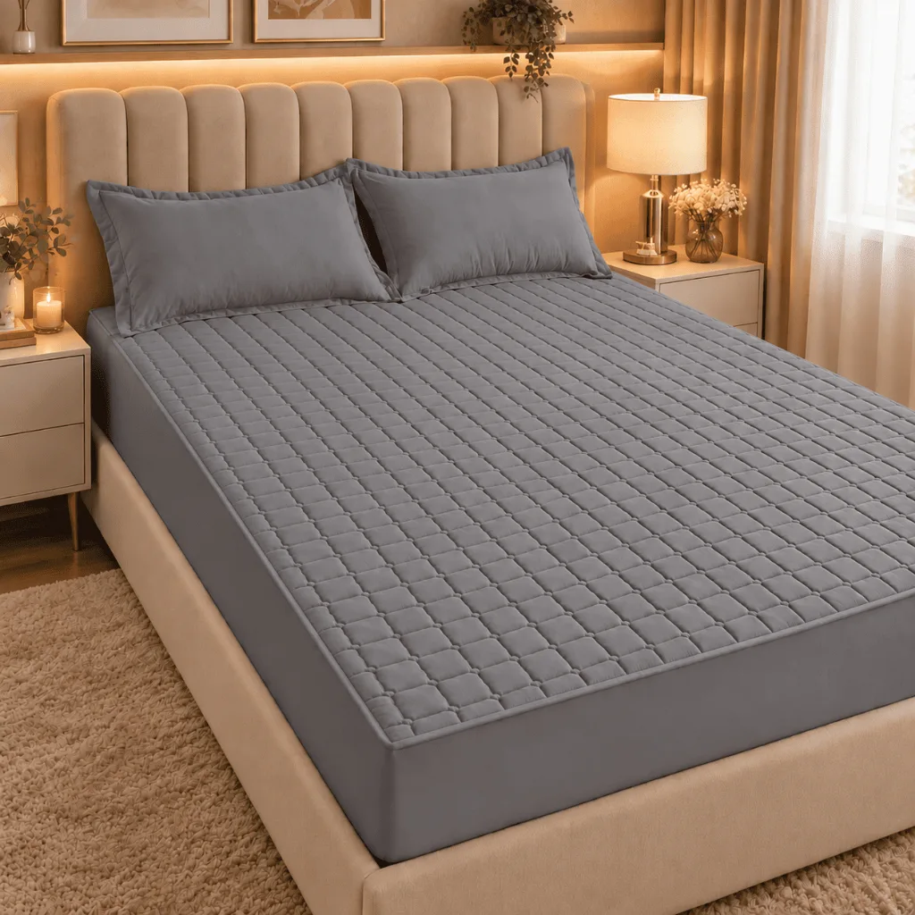 Protetor de colchão impermeável matelado para cama box