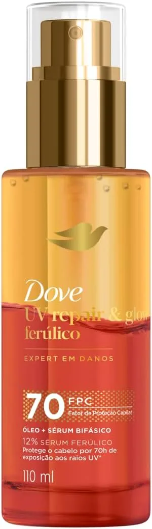Óleo e sérum bifásico Dove UV Repair & Glow