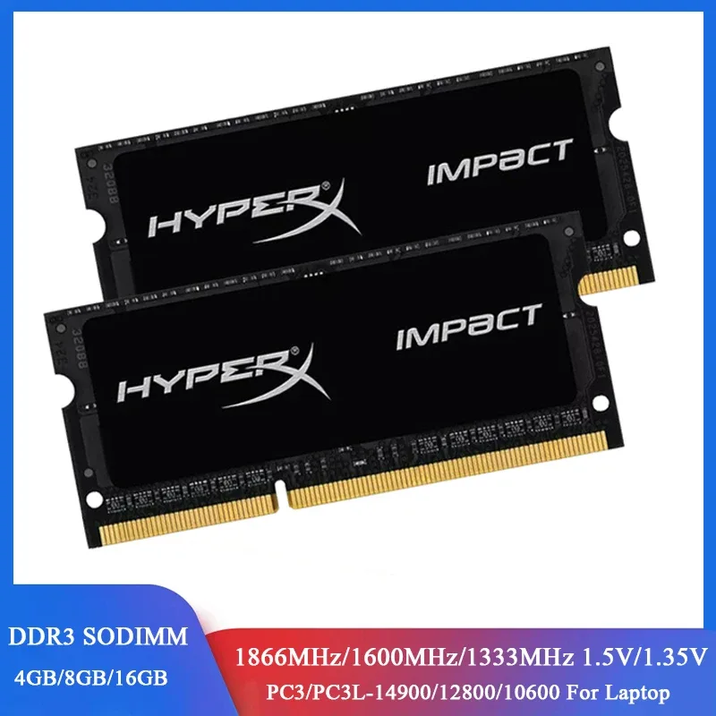 Memória RAM DDR3 e DDR3L para notebook