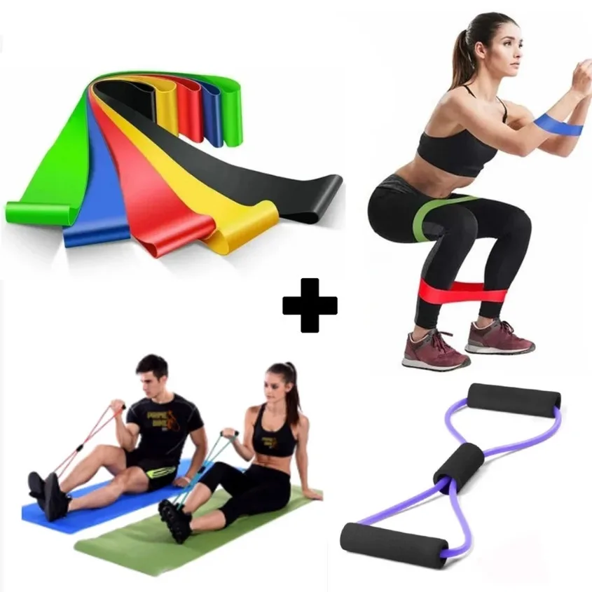 Faixa elástica mini band para treino funcional