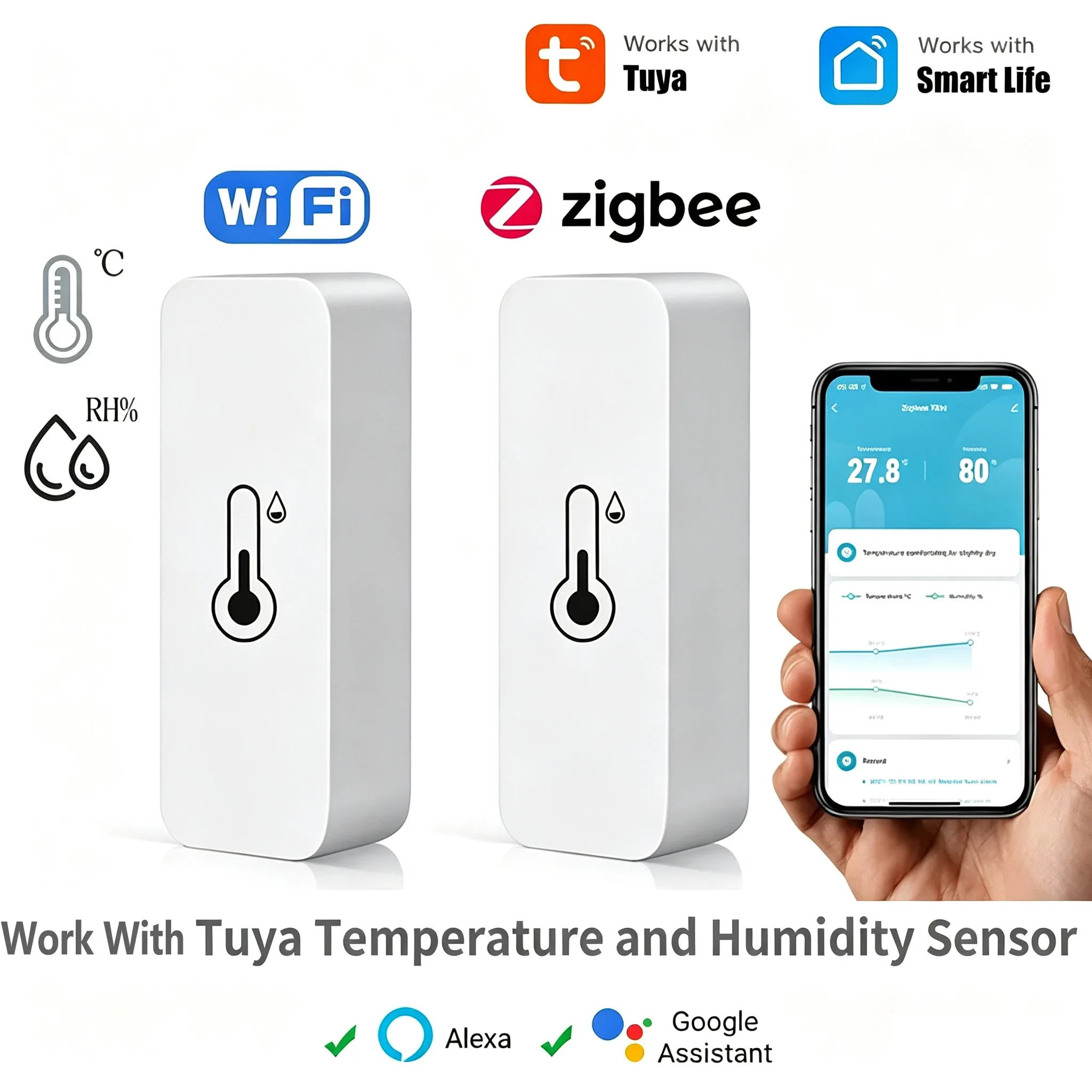 Sensor de temperatura e umidade com Wi-Fi