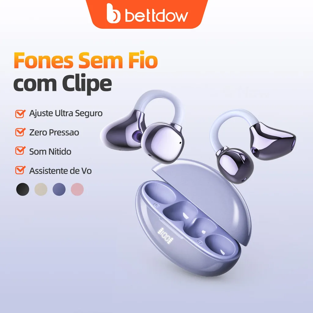 Fones BETTDOW sem fio com Bluetooth