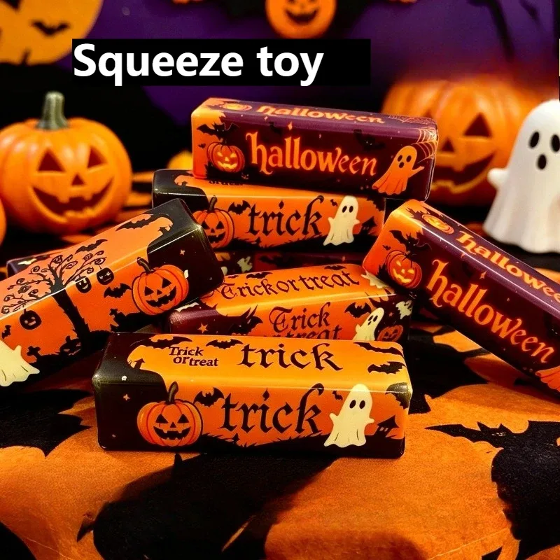 Bola squishy antiestresse de Halloween