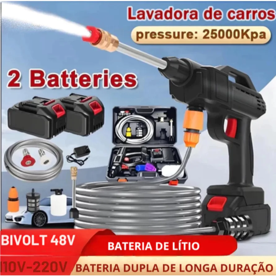Lavadora de alta pressão sem fio 48 V