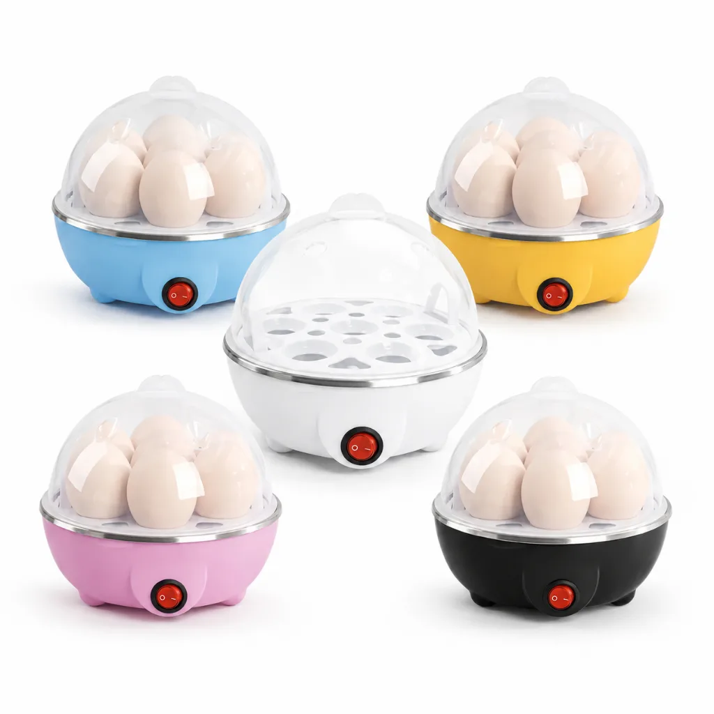 Cozedor de ovos elétrico para 7 unidades