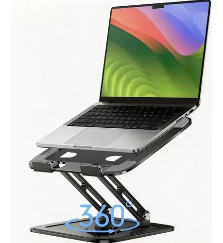 Suporte de mesa para notebook com giro de 360 graus
