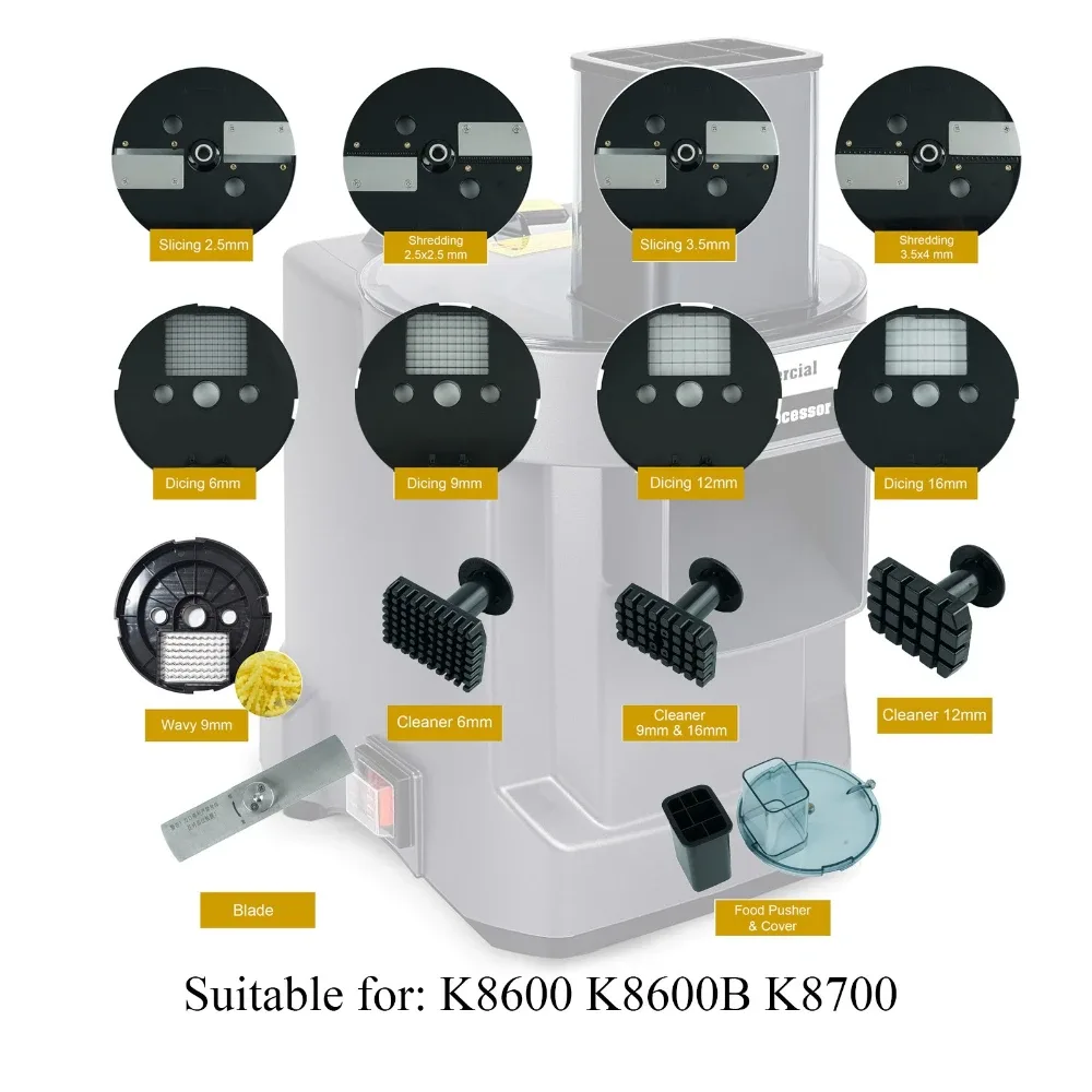 Acessórios para máquina de cortar legumes K8600