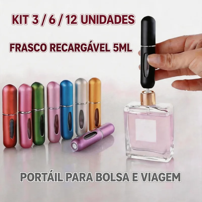 Kit de frascos atomizadores para perfume