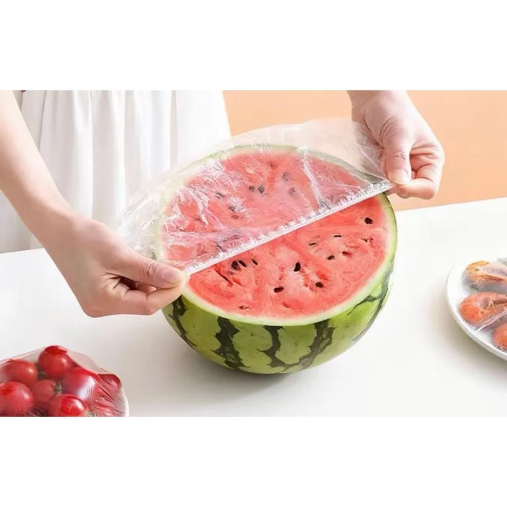 Kit com 100 a 300 tampas plásticas para alimentos