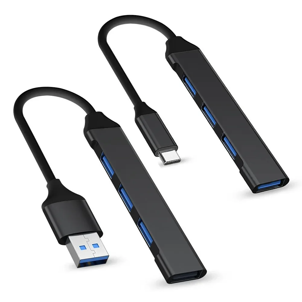 Hub USB de quatro portas para computador