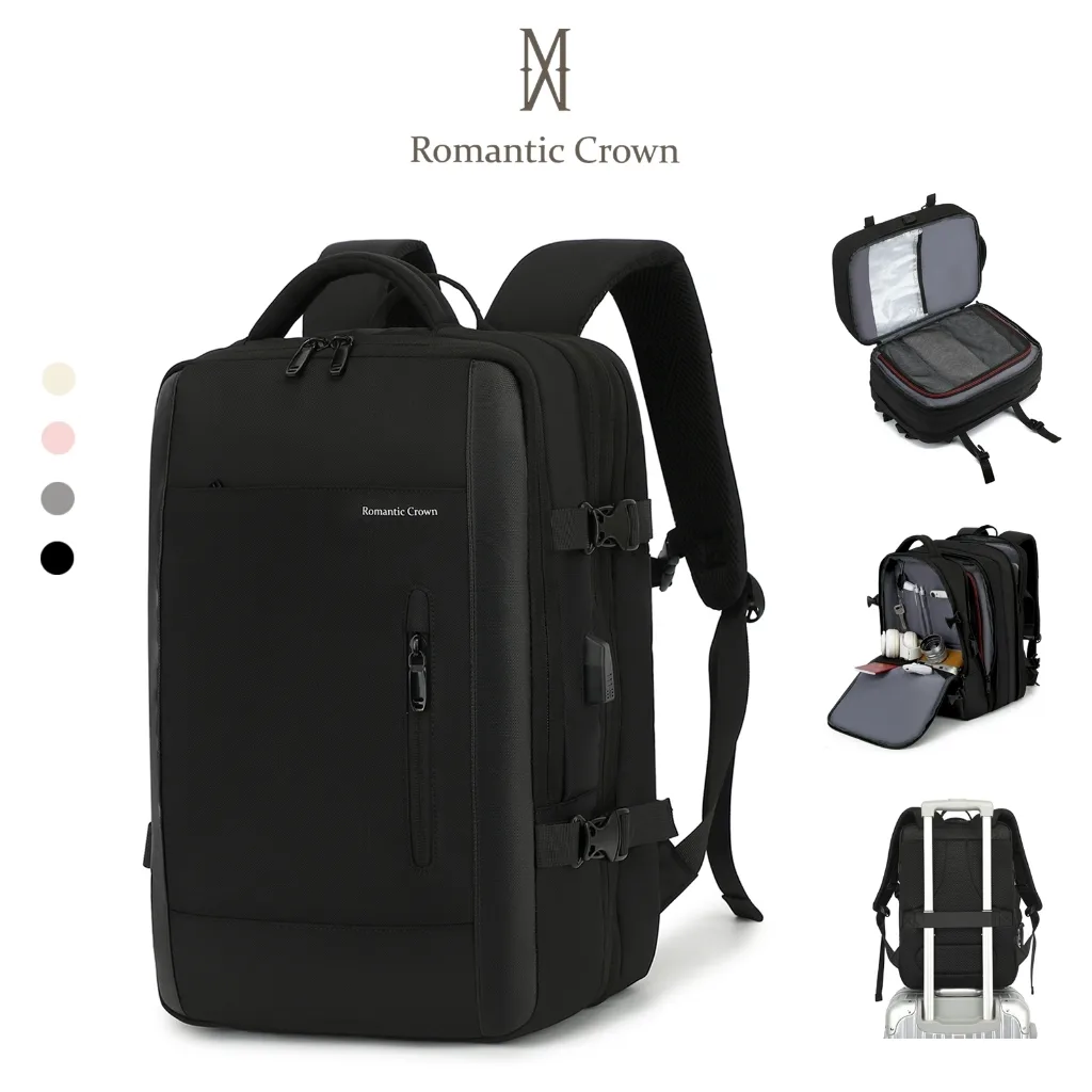Mochila Romantic Crown para notebook e viagem